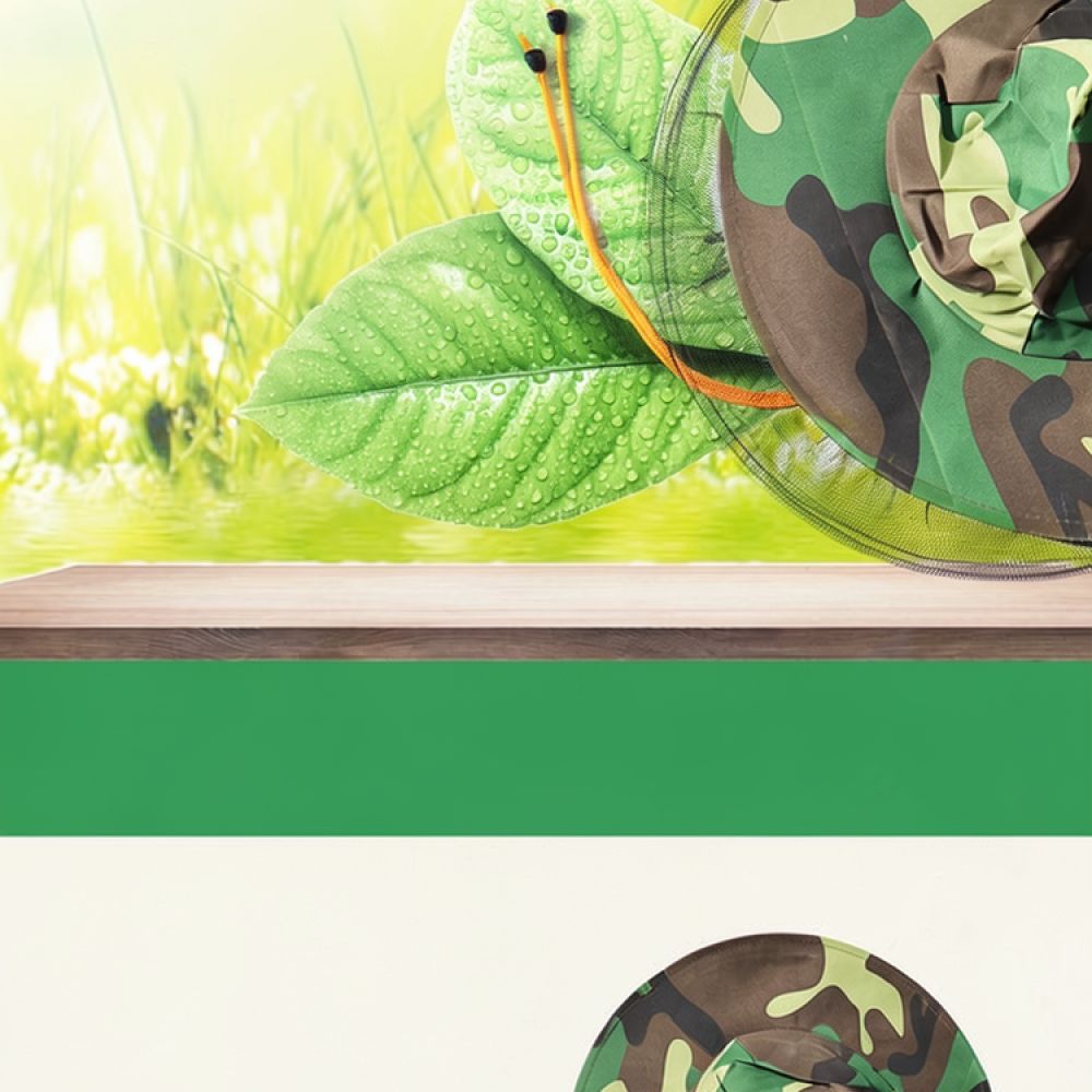 Agriculture Farming Hats - หมวกเลี้ยงผึ้งนิรภัย พร้อมตาข่ายกันผึ้งและยุง ป้องกันใบหน้า สำหรับอุปกรณ์งานเกษตรในไร่นาและฟาร์ม Wanfengmi