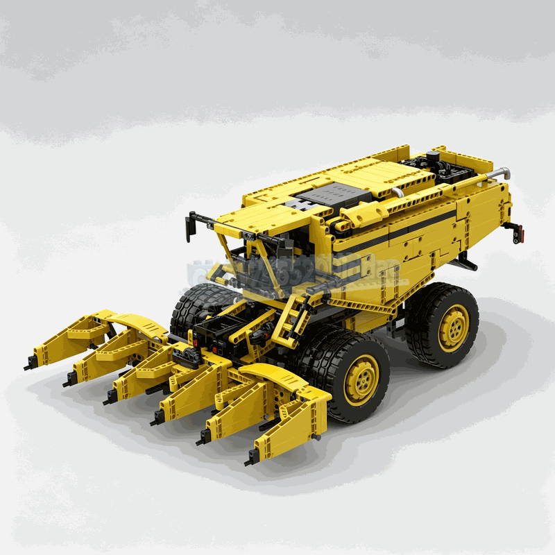 Agriculture Farming Education - 1587 ชิ้น โมเดลรถเก็บเกี่ยวทางการเกษตร MOC แบบปรับแต่งได้ ตัวต่อสร้างสรรค์