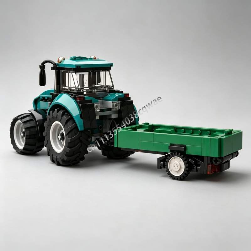 ตัวต่อรถแทรกเตอร์พร้อมรถพ่วง 3 - Agriculture Farming Education บทวิจารณ์และราคา